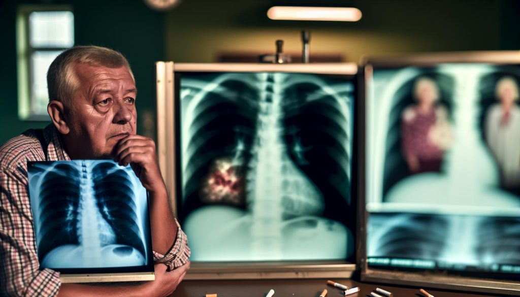 Co kouření dělá s plícemi: Rentgenové snímky pravdy