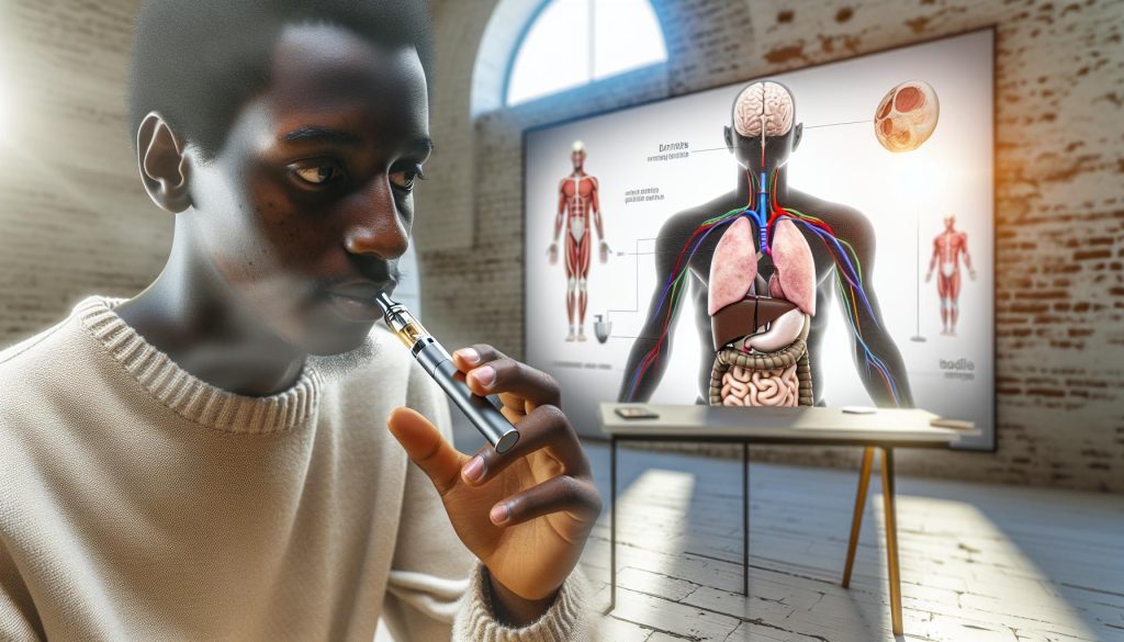 Co se děje v těle při kouření el cigarety: Vizuální analýza