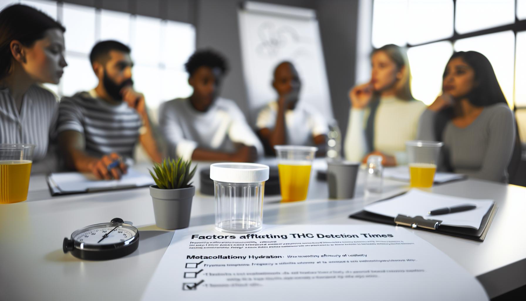 Faktory ovlivňující dobu detekce THC