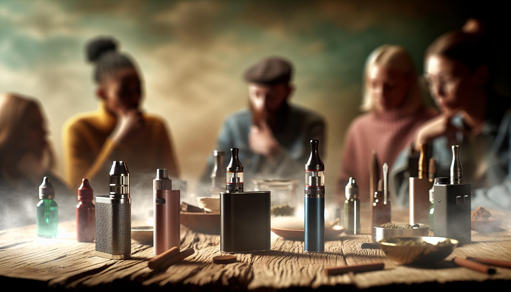 Alternativní metody: Jiná zařízení pro kouření