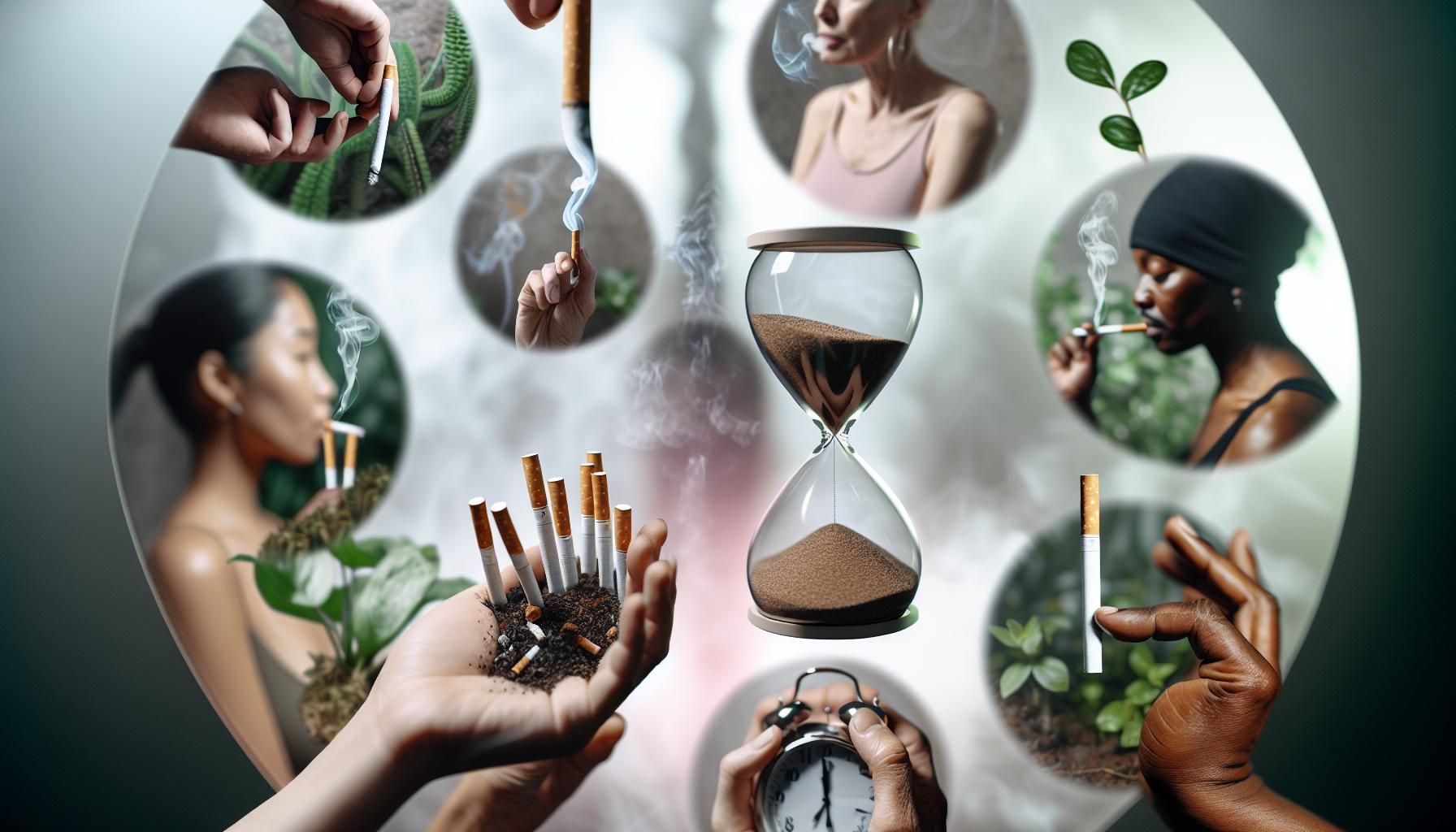 Časová osa změn po přestání kouření