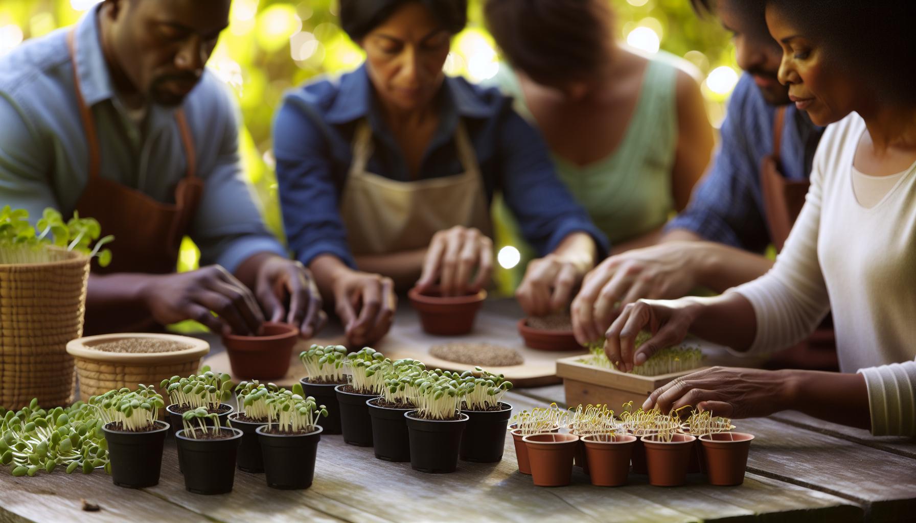 Počet klíčících semínek a jejich správa
