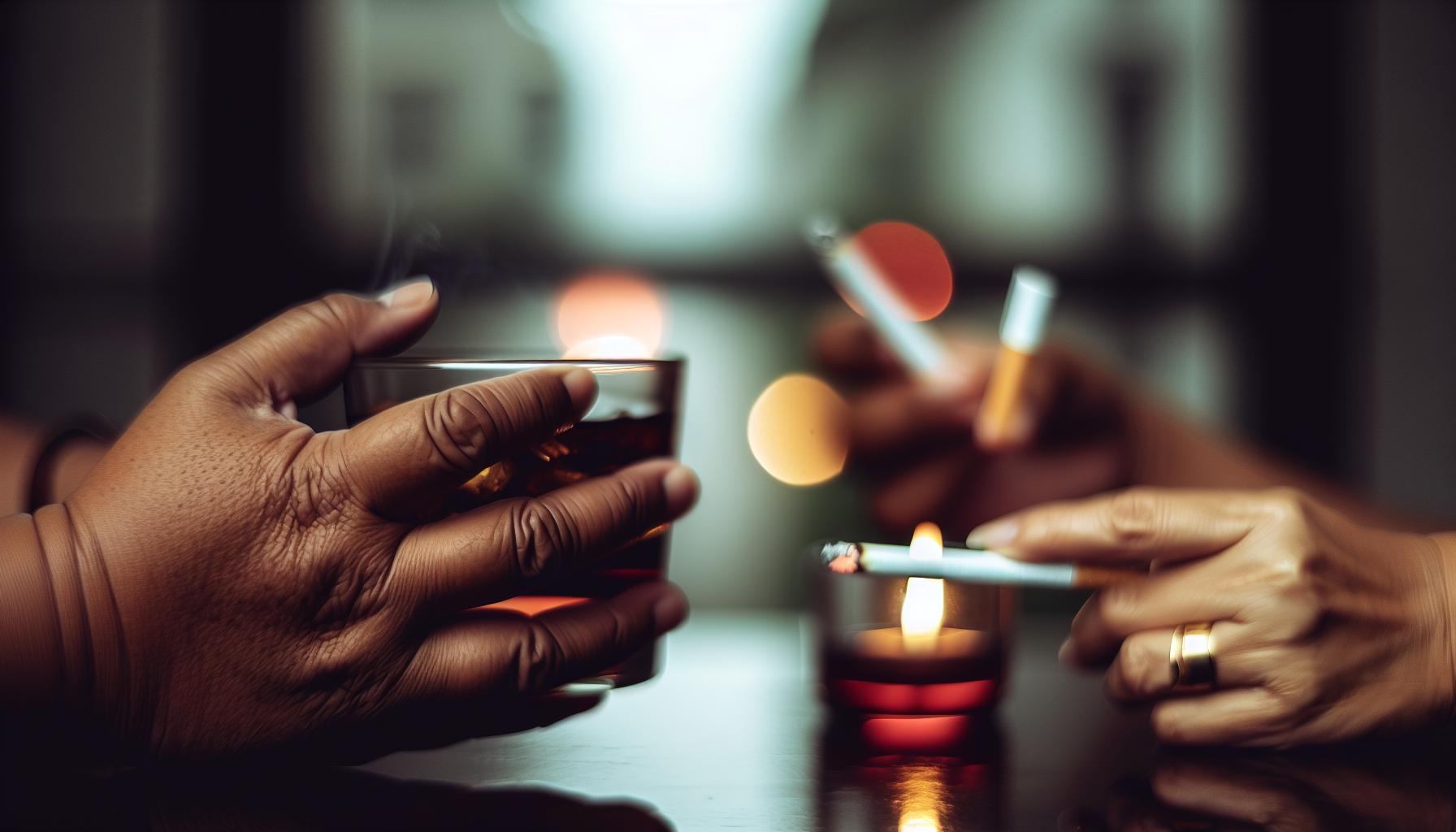 Jak kombinace alkoholu a kouření zvyšuje rizika