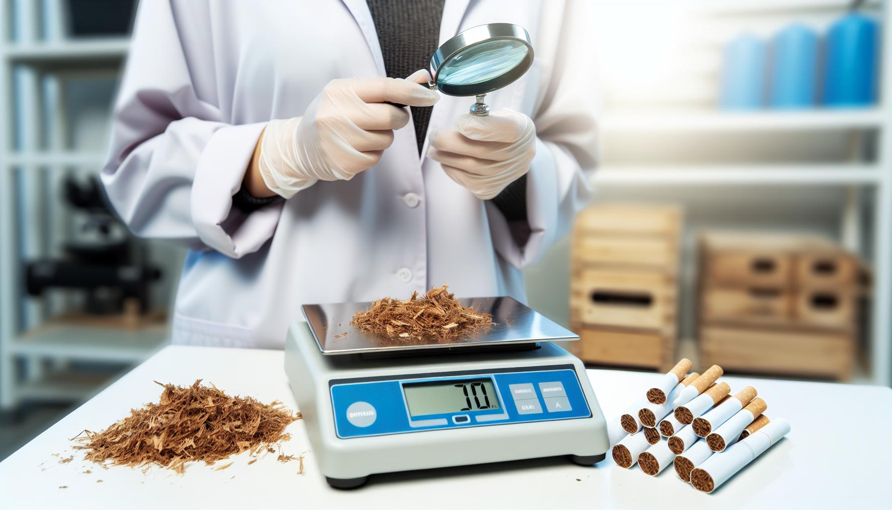 Jak se počítá hmotnost tabáku a cigaret?