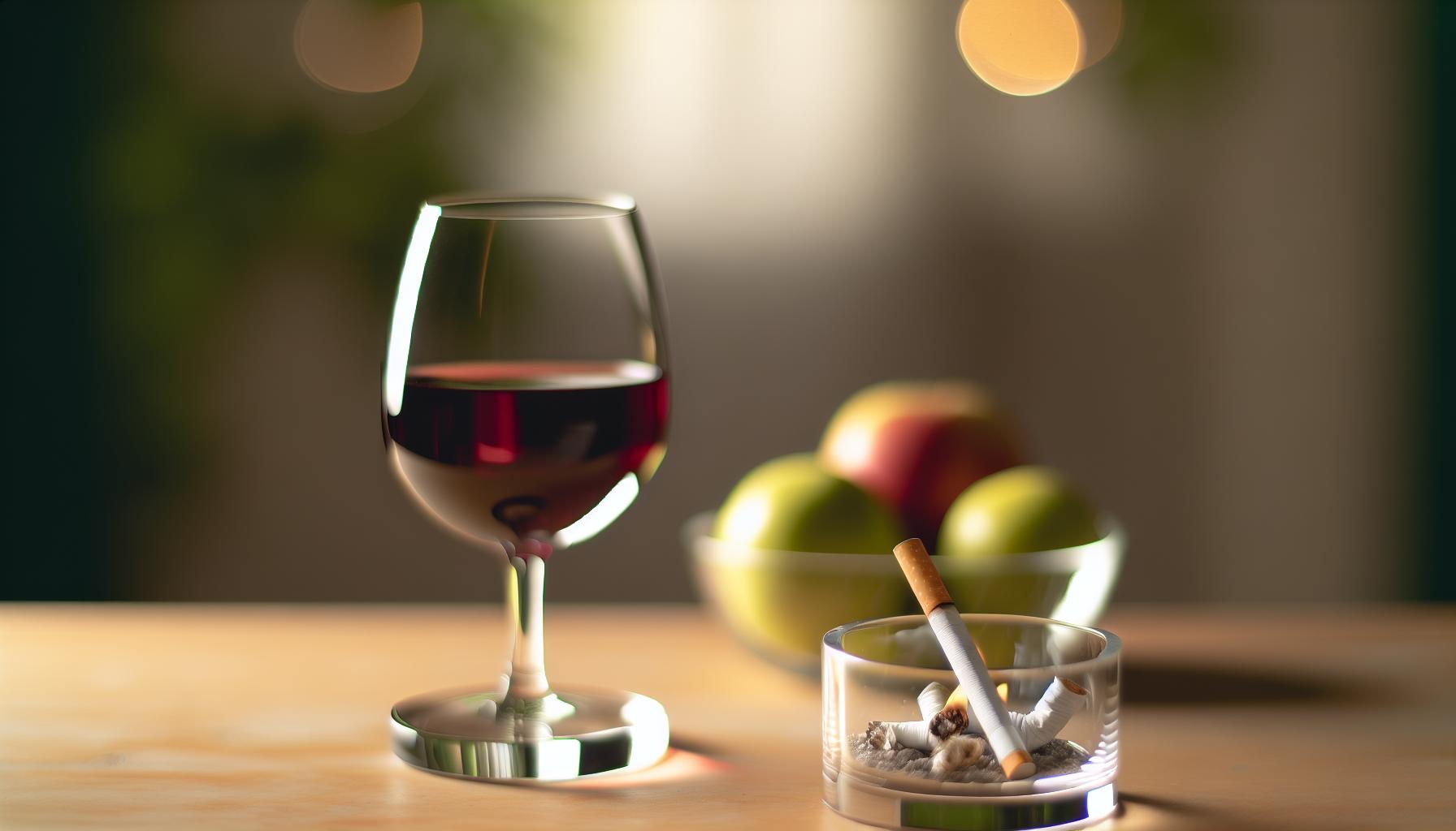 Alkohol a cigarety: Základní rozdíly ve zdraví