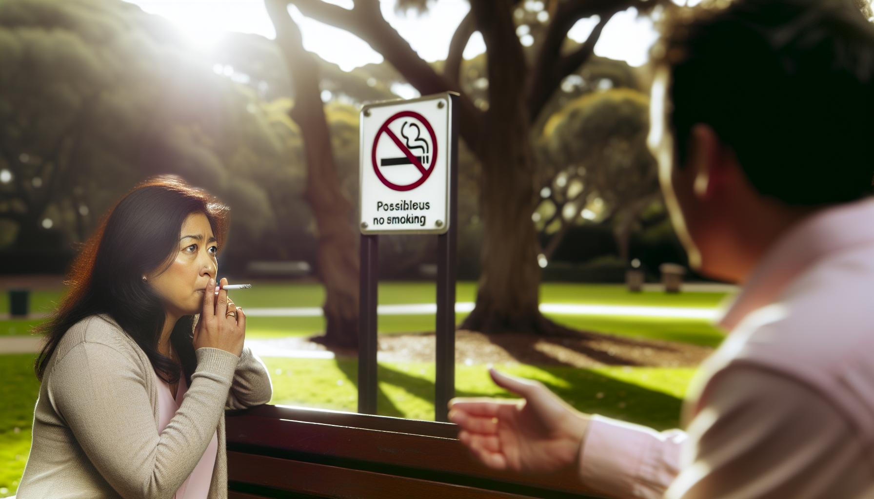 Možné pokuty za kouření na veřejnosti
