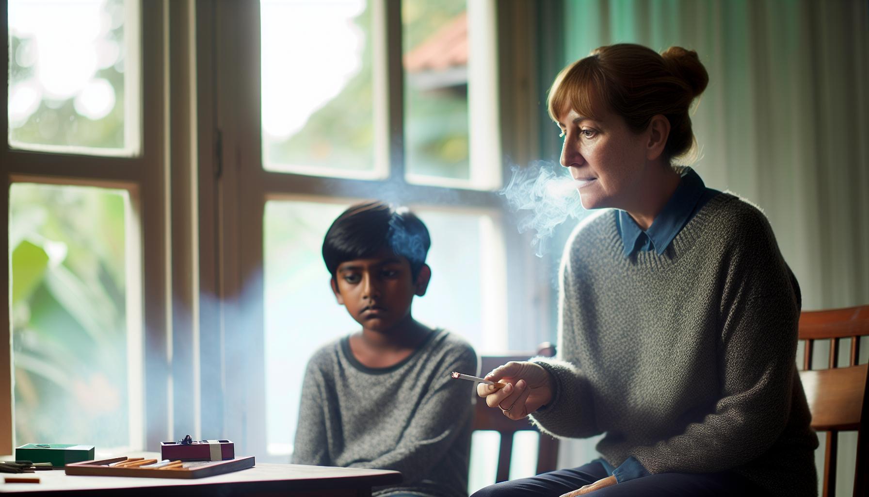 Rizika kouření pro zdraví dětí