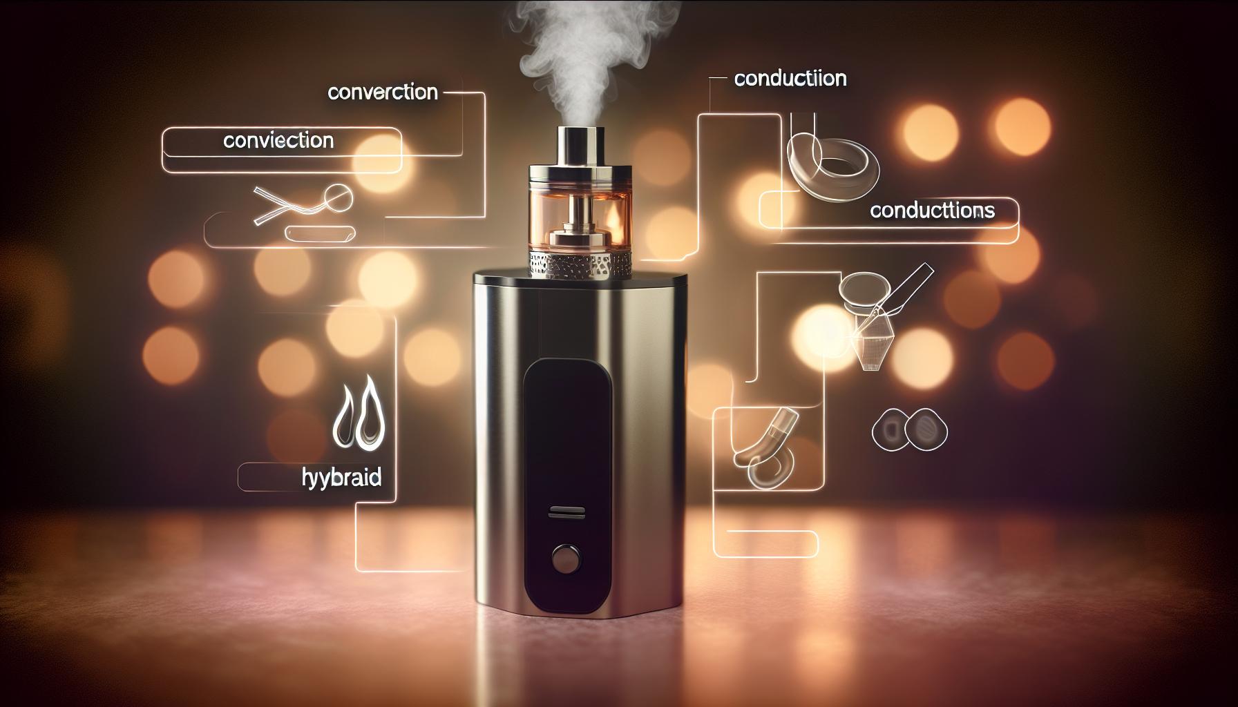 Jaké typy ohřívání používá vaporizer Storm?