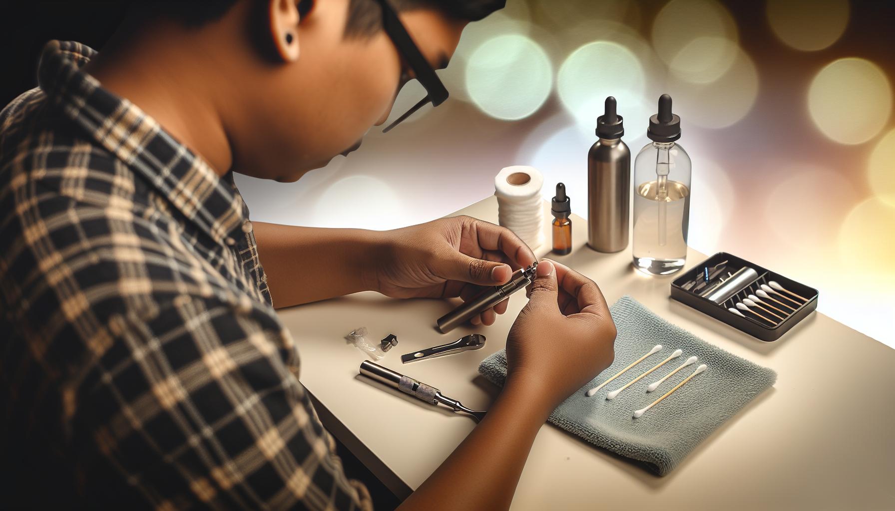 Krok za krokem: Jak správně vyčistit e-cigaretu