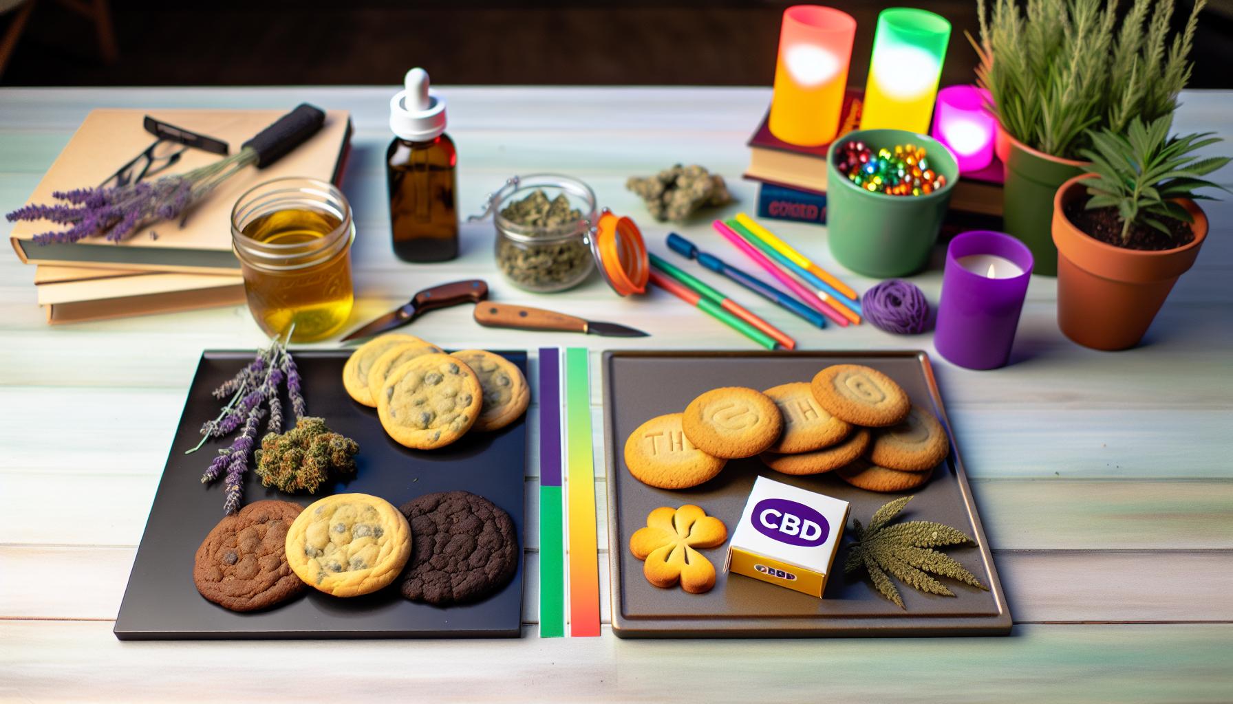 Hlavní Rozdíly mezi CBD a THC Keksami