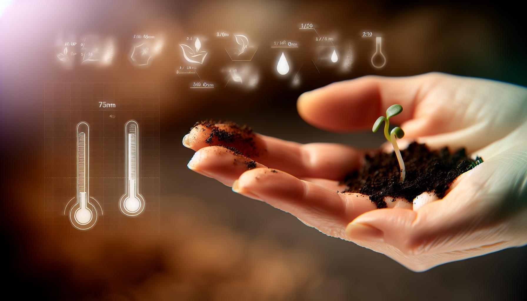 Jaký vliv má teplota a vlhkost na klíčení?