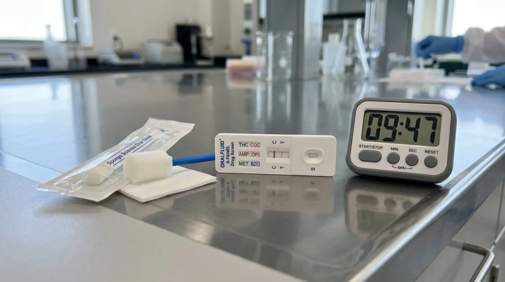 Doba detekcie THC v slinách: Ako fungujú slinné testy, limity a záchyt