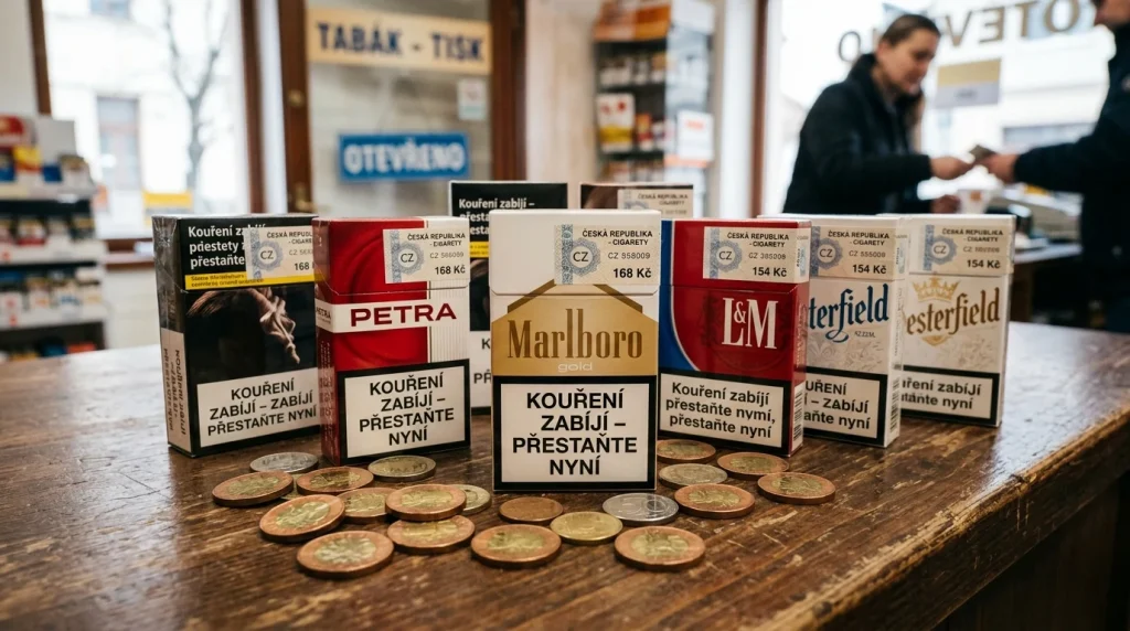 Aktuální cena cigaret v České republice: Přehled značek a daní